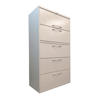 5-drawer lateral file cabinet