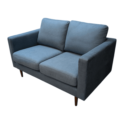 Apricot Hana 2-Seat Sofa Blue - Compact Modern Office Lounge Seating