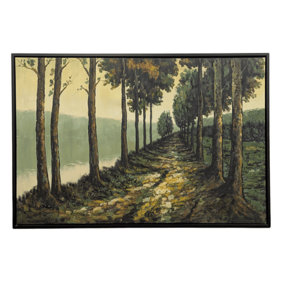 Uttermost Original Framed Landscape Oil Painting.