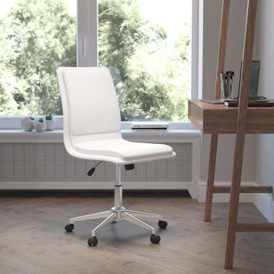 Armless Swivel Task Office Chair