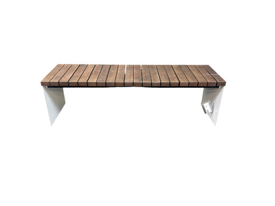 Wood Slat Bench