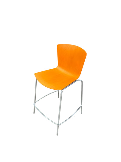Leland Orange 26" Counter Height Chair
