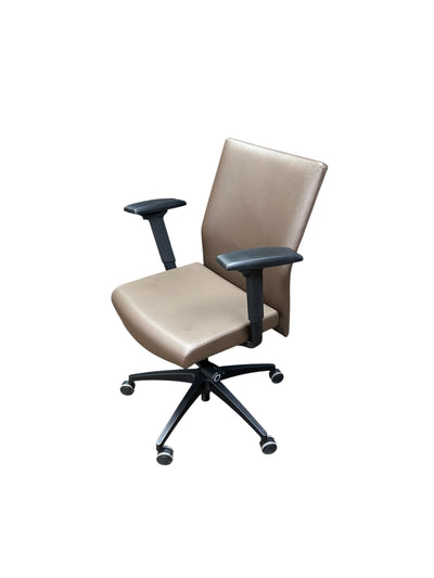 Sit On It Sona Task Chair - Brown Leather