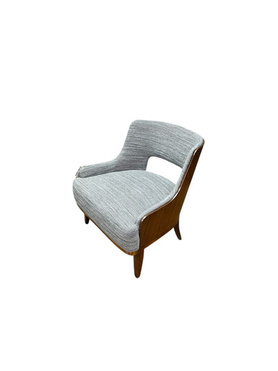 HBF Salon Collection Grey Lounge Chair