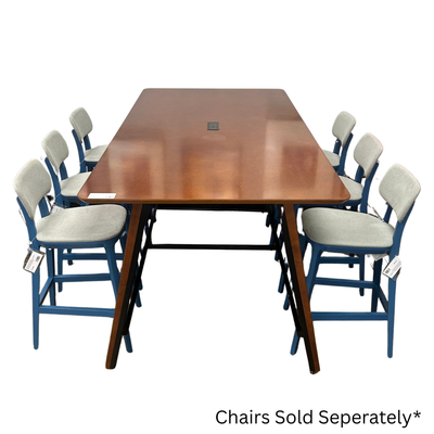 JSI TABLE 42X84 WITH 1 POWER MOD BOURNE MAPLE