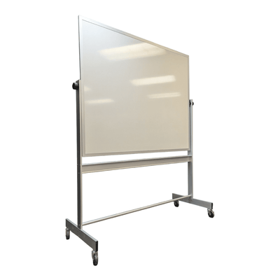 Double sided mobile whiteboard