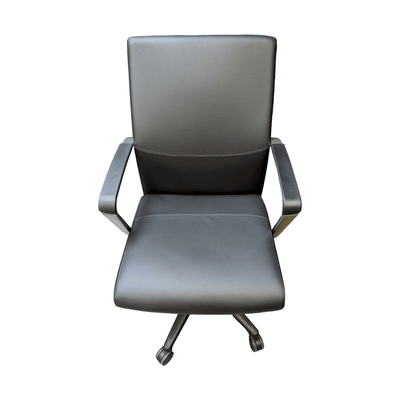 Used keilhauer black polyuerthane task chair