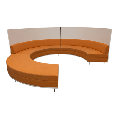 AB Orange Lounge Seating (3-Pieces)