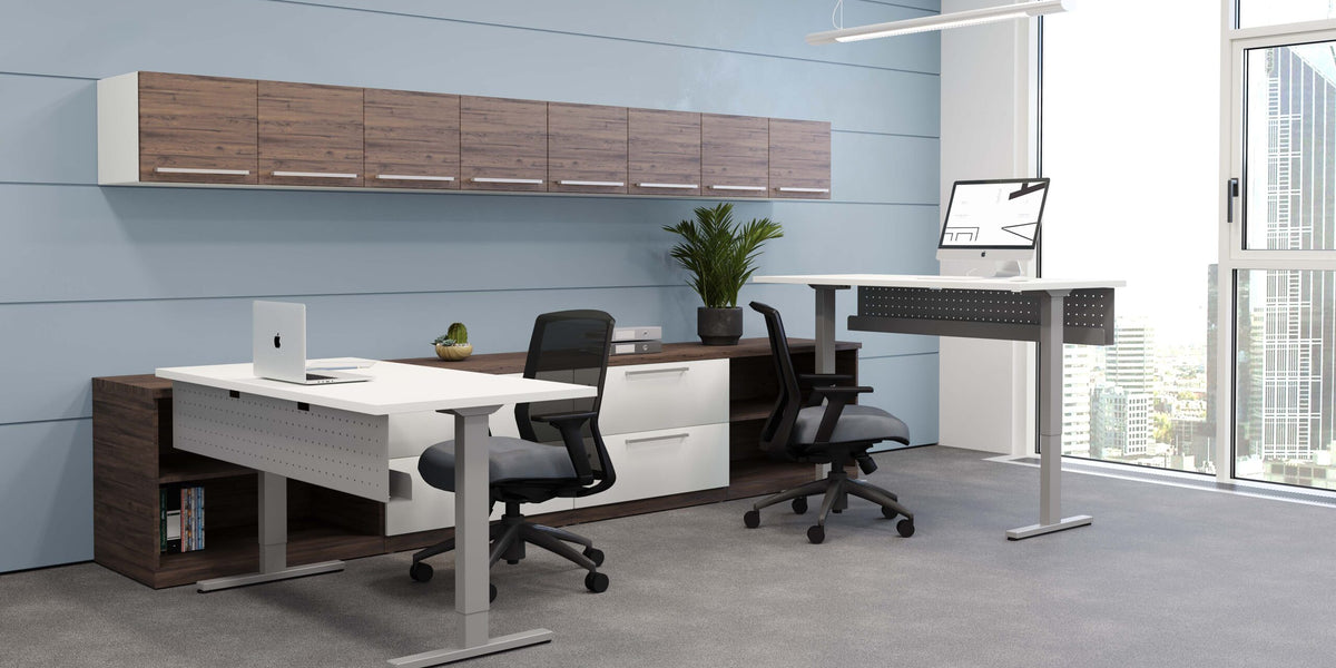 Two pack sit-to-stand workstations, Special-T - How much does office furniture really cost?