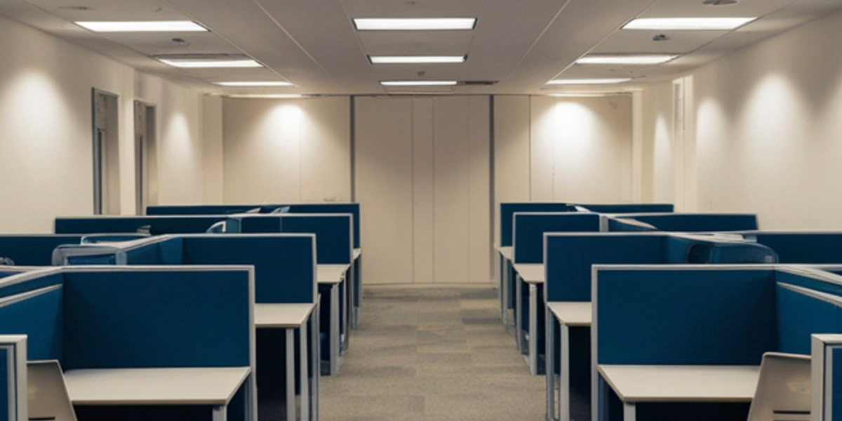 Is Pre-Owned Office Furniture Worth It? Pre-owned low-wall cubicles and task chairs