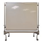 Double Sided 65x57.5 Mobile Whiteboard with Metal Frame