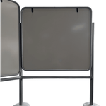 Herman Miller Whiteboard with Grey Metal Stand, 141x48x72