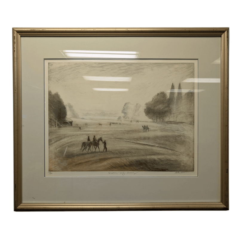 Exercise Early Morning Framed Print