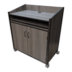 Grey 2-Door Full Podium