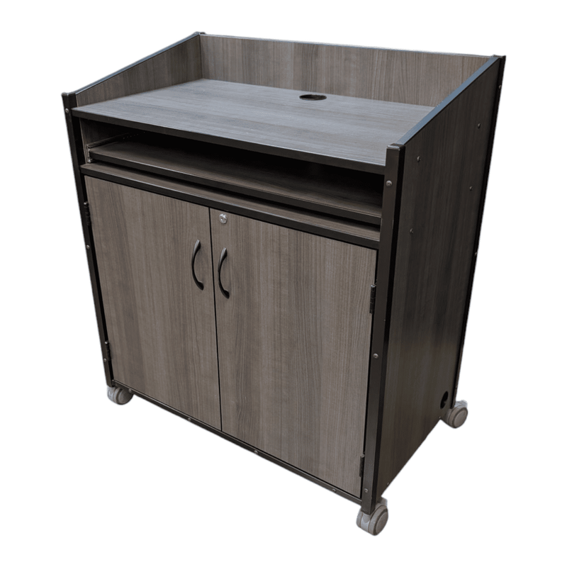 Grey 2-Door Full Podium