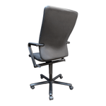 Pre-Owned Davis Body High-Back Leather Conference Chair | Black Executive Seating