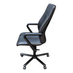 Pre-Owned Davis Body High-Back Leather Conference Chair | Black Executive Seating