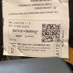 SitOnIt Sona Grey Leather Executive Chair