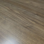 36" Steelcase Round Break Room Table Dark Bronze Top Grey Metal Base | Pre-Owned Office Break Room Table