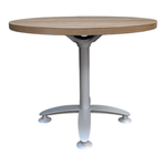 Pre-Owned Steelcase 36" Round Break Room Table - Dark Bronze Top with Grey Base | Office Furniture