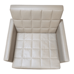 Pre-Owned Steelcase Coalesse Tan Leather Club Chair - Model COMFLA1 | Executive Lounge Seating