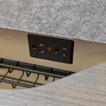 AIS Aloft Sit to Stand Desk with Power - Grey 59" x 21.75" - Pre-Owned