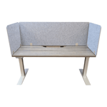 AIS Aloft Sit to Stand Desk with Power - Grey 59" x 21.75" - Pre-Owned