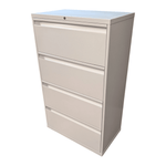 Knoll 4-Drawer Lateral File - Grey