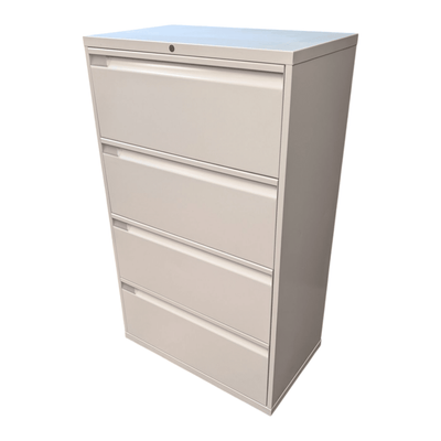 Knoll 4-Drawer Lateral File - Grey