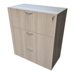 AIS 3-Drawer Lateral File in Elm Grey