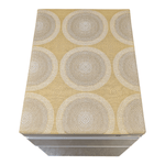Pre-Owned AIS Grey 2-Drawer Mobile Pedestal - Yellow Cushion