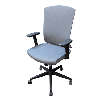 sunline ergo task chair - grey mesh back and
