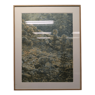 framed print - muted greens, California Hills