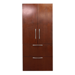 Pre-Owned Kimball 2-Door Storage Cabinet Combo | Lateral File with Upper Cabinet Storage