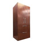 Pre-Owned Kimball 2-Door Storage Cabinet Combo | Lateral File with Upper Cabinet Storage