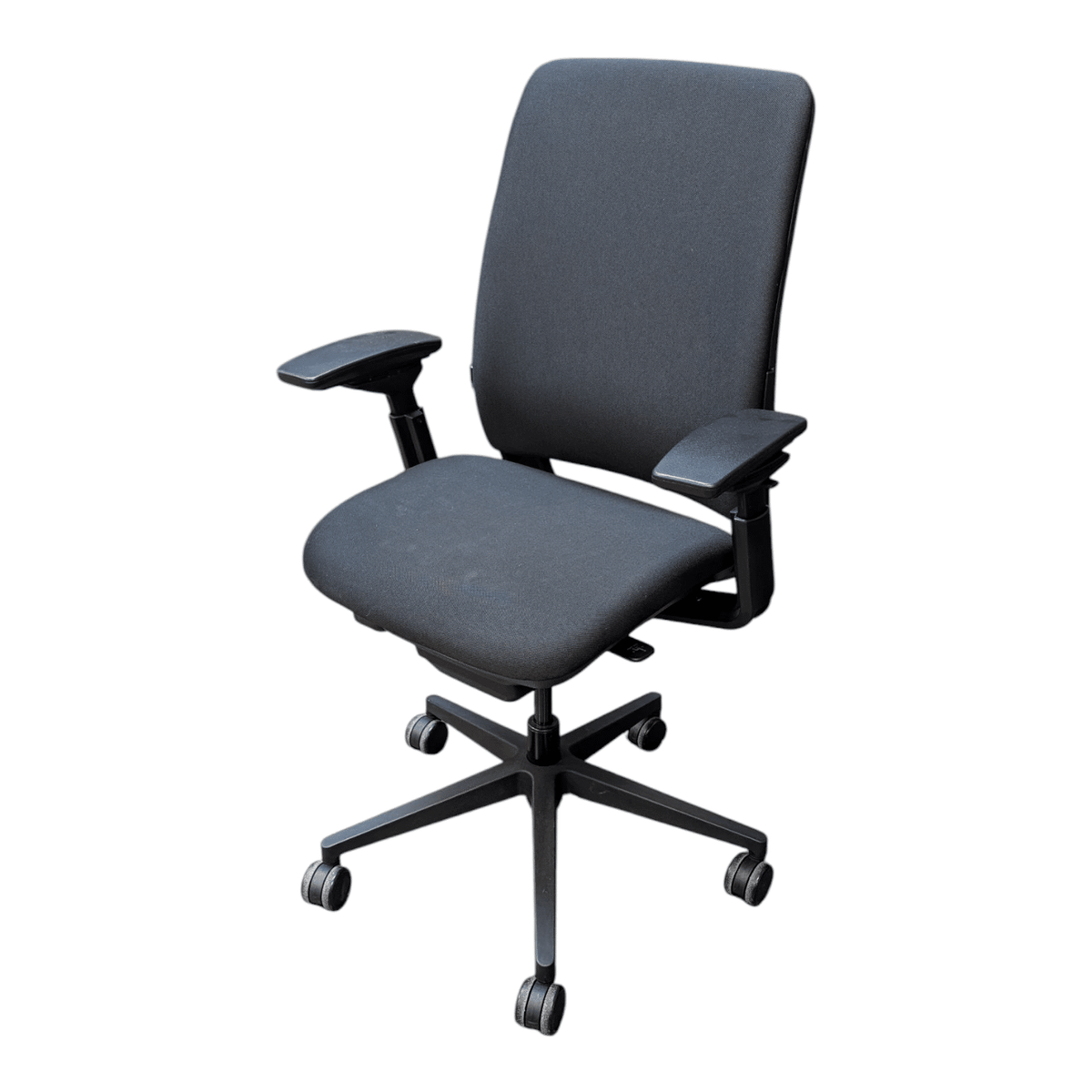 Pre-Owned Steelcase Amia Task Chair with LiveLumbar Technology | Black Ergonomic Office Chair