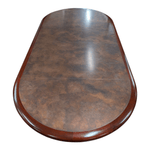 Pre-Owned Harry Lunstead 10ft Oval Conference Table with Clustered Metal Base | Executive Boardroom Furniture