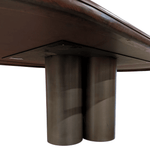 Pre-Owned Harry Lunstead 10ft Oval Conference Table with Clustered Metal Base | Executive Boardroom Furniture