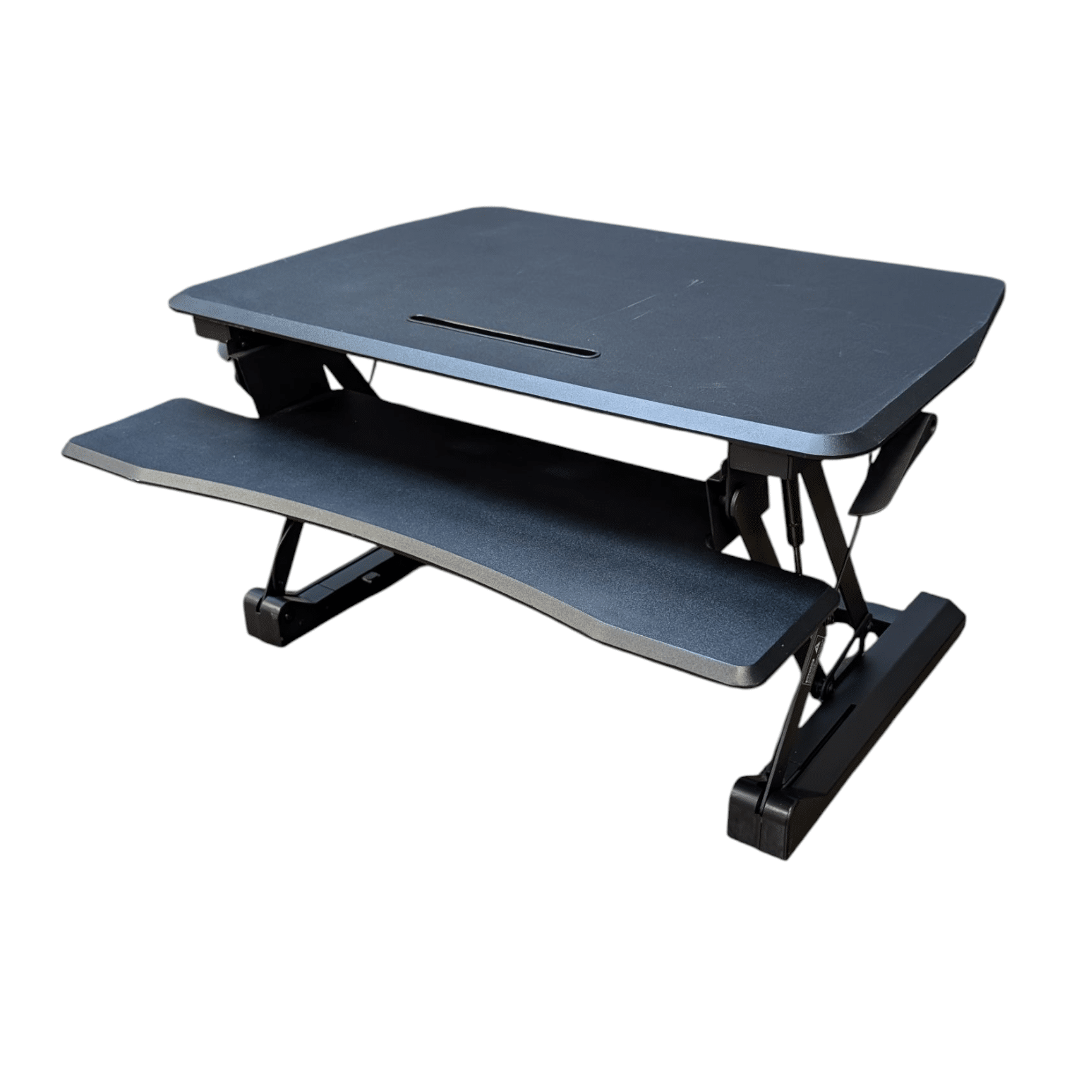 Blue Desk Riser Buy Seville Classic 35in Desk Riser to enhance productivity – 247workspace