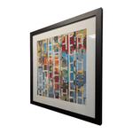 "Cut Ups #5" by Judy Paul – Framed Print