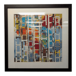Multicolor framed print