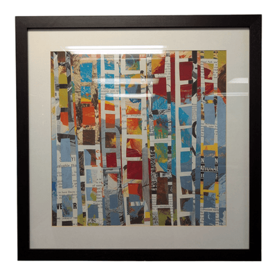 Multicolor framed print
