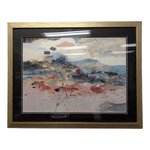 multicolor abstract framed print