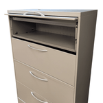 Pre-Owned Allsteel 5-Drawer Lateral File Cabinet – 36" x 18" x 64.5" | Professional Office Storage