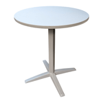 Pre-Owned HON 36" Round Bar Height Table - White Laminate | Collaborative Furniture