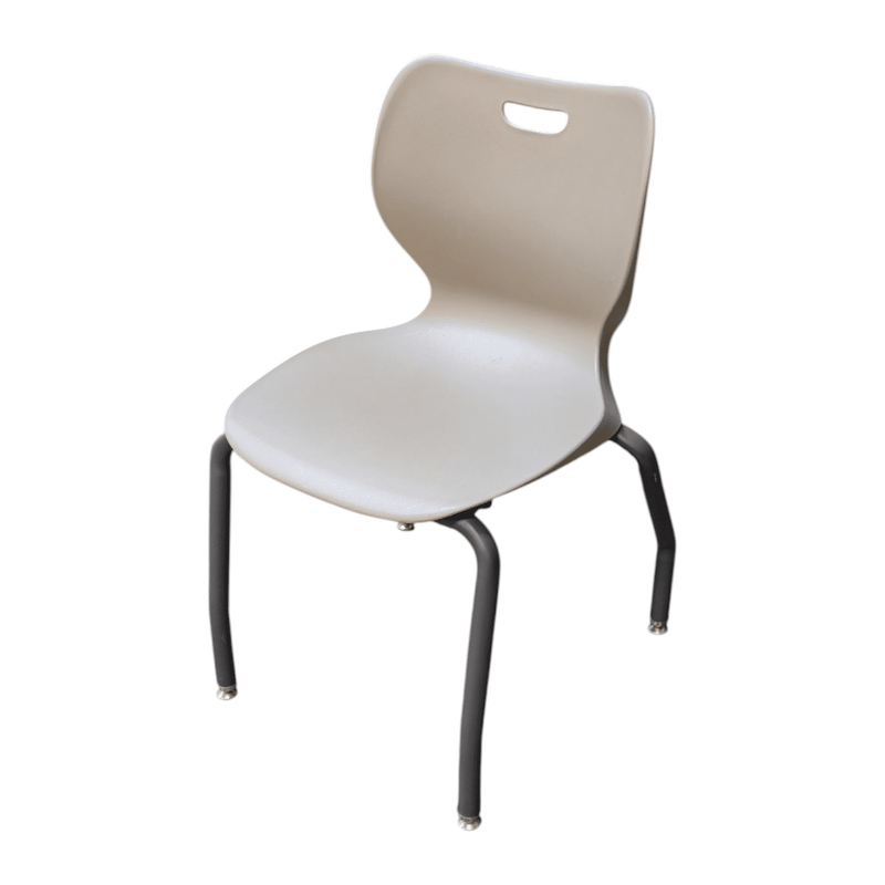 SmartLink Stack Chair beige with black frame