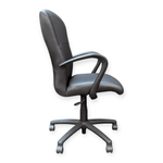 Pre-Owned Encore Seating Black Leather Conference Chair – Professional Executive Meeting Seating