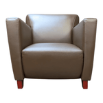 Office Star Breeze Club Chair – Brown Leather