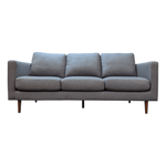 Apricot Hana 3-Seat Sofa Dark Grey - Professional Office Lounge Seating