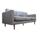 Apricot Hana 3-Seat Sofa Dark Grey - Professional Office Lounge Seating